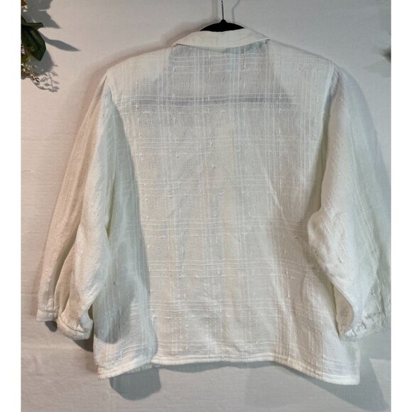 The Blouse Women's in Organic Cotton Will Soon Be a Staple in Your Wardrobe Sz M - Picture 6 of 15